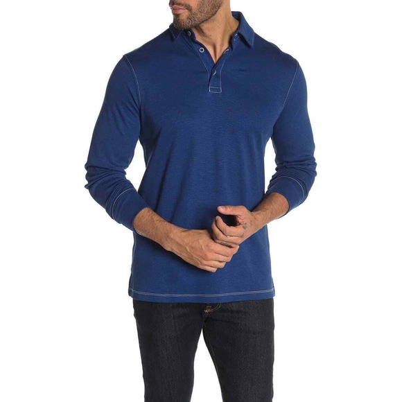 Wallin & Bros Other - WALLIN & BROS Long Sleeve Slub Polo Size Large NWT